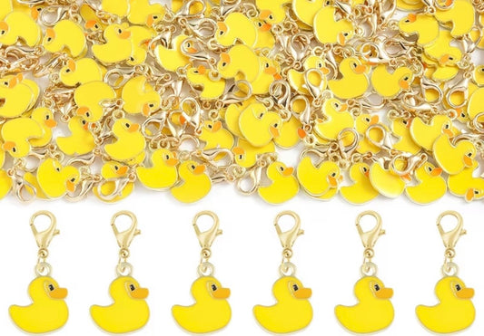Little Golden Yellow Duck Keychain