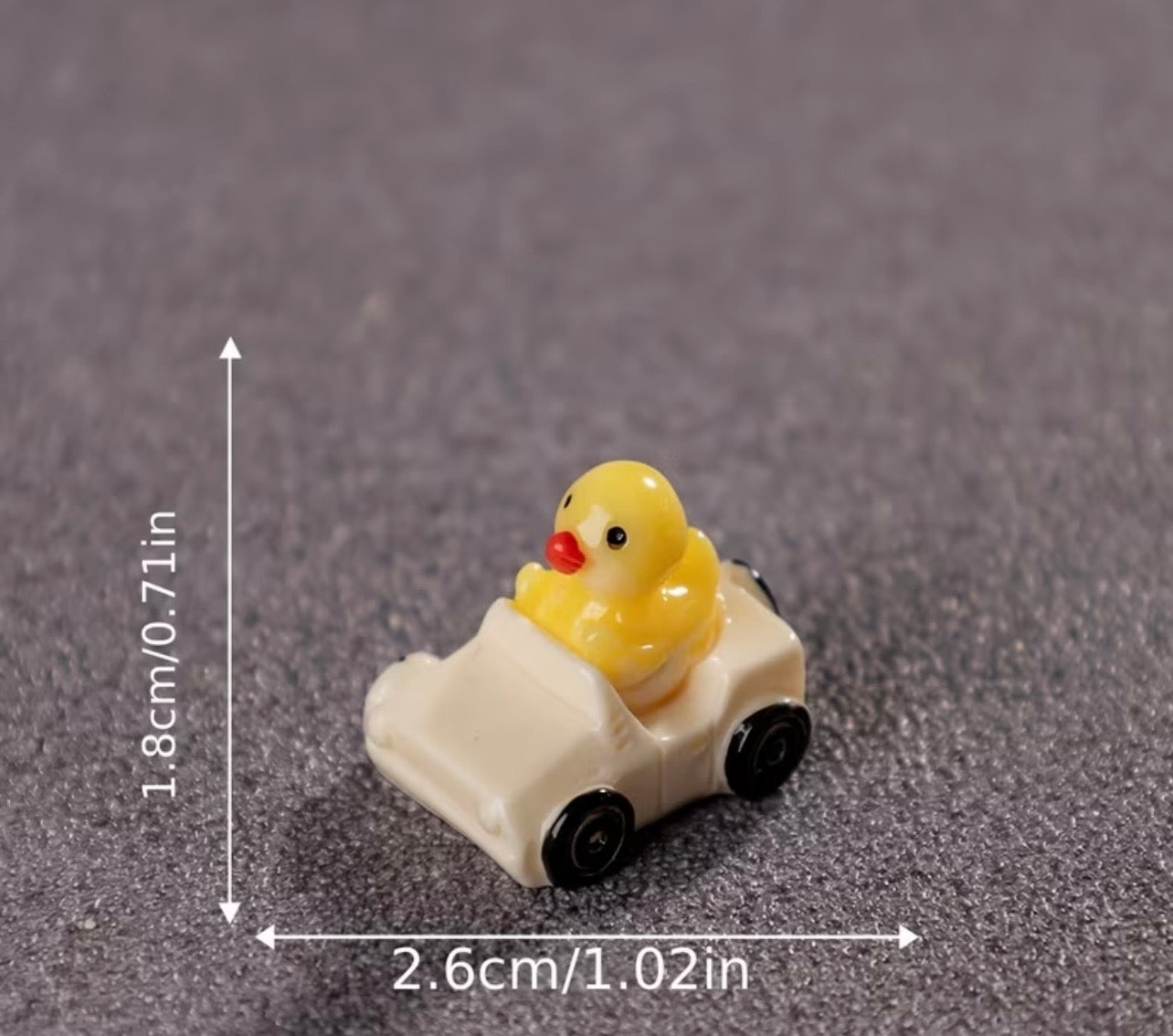 Resin Mini Car Ducks